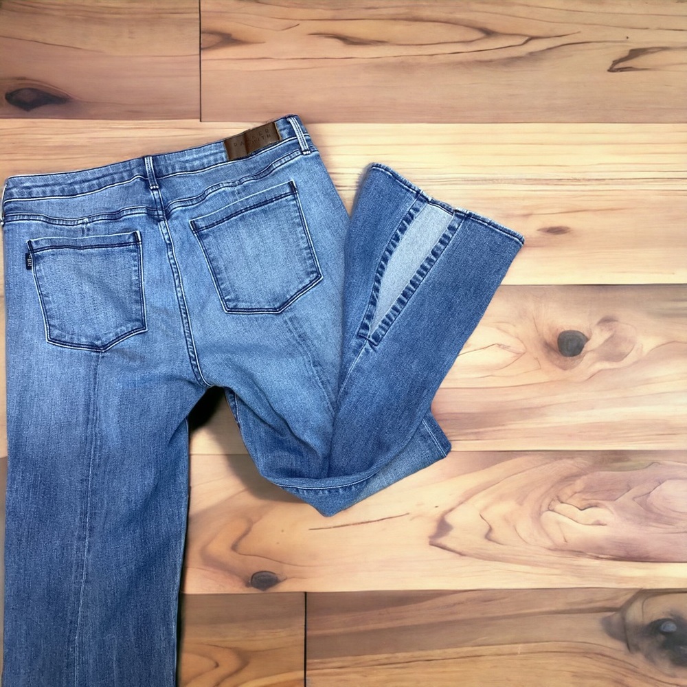 Parker Smith Split calf jeans. Size 30. Light wash denim - Picture 5 of 13